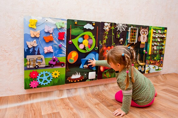 wall mounted toys for waiting rooms