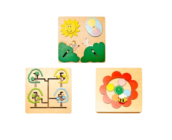 Juguetes Educativos para bebés, juegos de desarrollo para niños,  rompecabezas de madera, juguete sensorial Montessori, juguetes