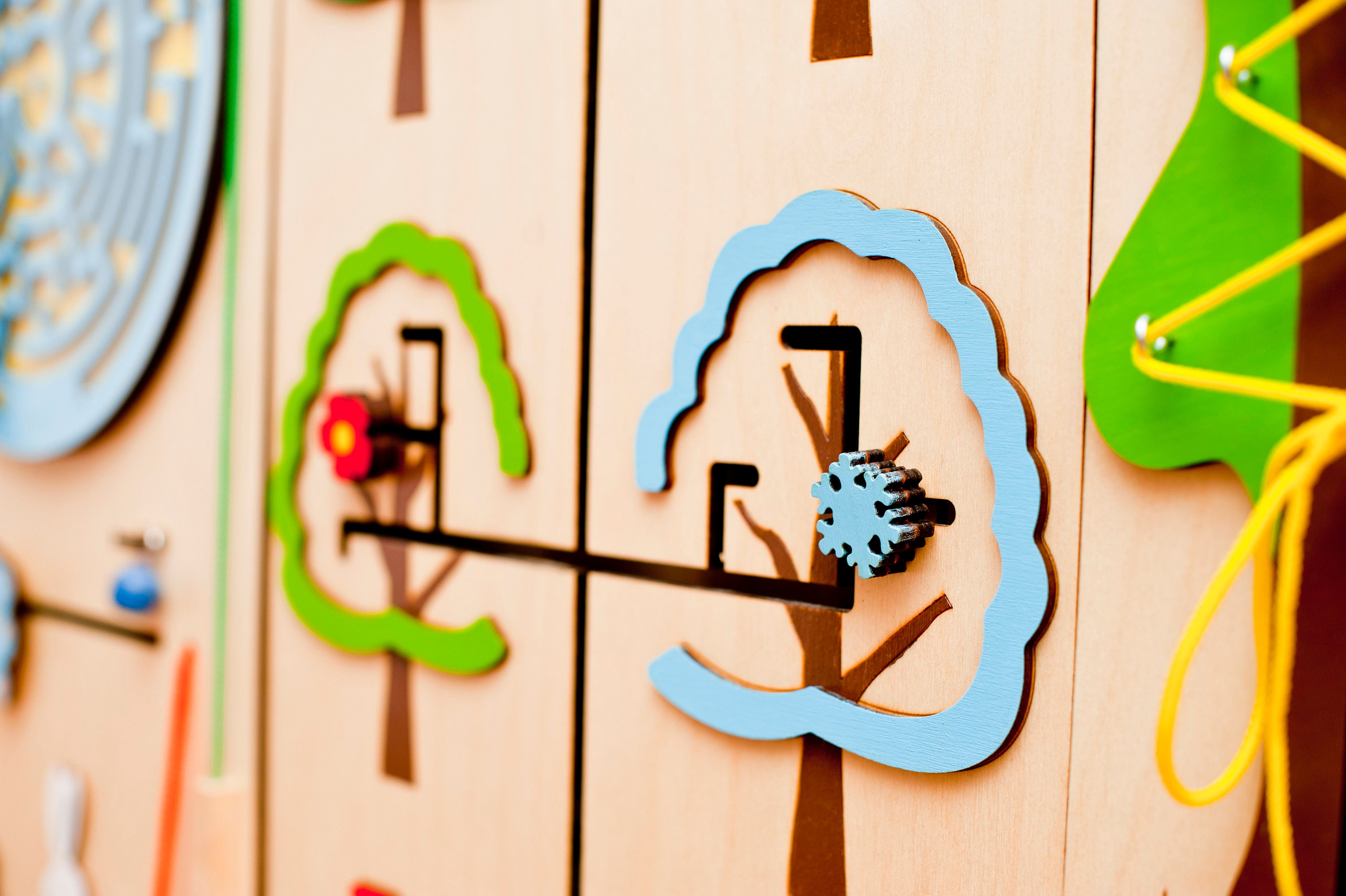 Tablero De Actividades Montessori Con Asa – Panel Sensorial De Madera Con Cremalleras, Botones Y Hebillas, Juguete Educativo Para Niños De 1 A 4 Años