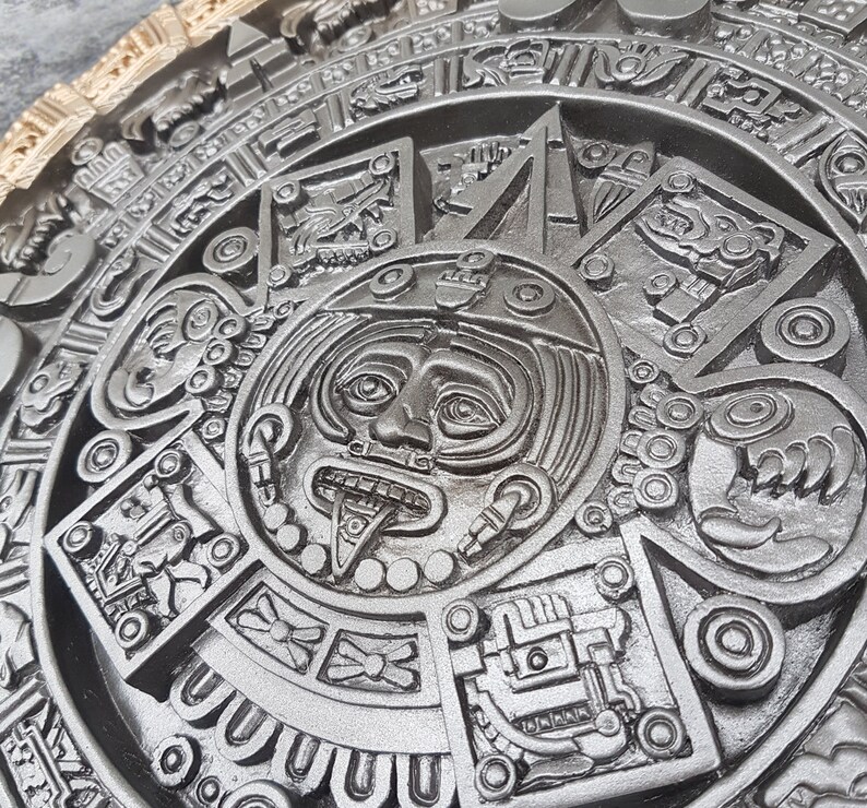 Mayan Calendar Stone of the Sun Etsy Mayan Calendar Stone of the Sun Etsy