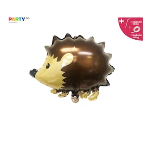 Hedgehog Balloon | Hedgehog Birthday Party | Hedgehog 1st Birthday Party | Woodland 1st Birthday party | Woodland Baby Birthday