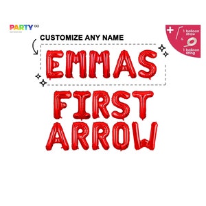 Valentines Day Themed 1st Birthday Party Custom Balloon Banner | Customize 1st Birthday Balloons | 1st Valentines Day One Birthday