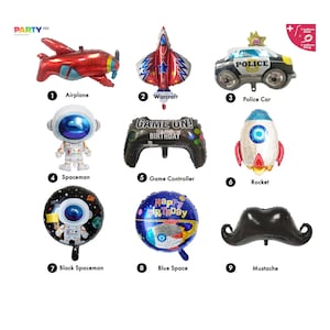 Boy/Boyfriend/Gamer/Husband/Men Birthday Party Decorations | Video Game/Xbox Gamer/Roblox Themed Birthday Party Decorations Balloons