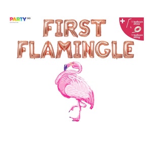 First Flamingle 1st birthday | 1st Birthday Girl Birthday Party | 1st Flamingle | First Flamingo Party Banner | Flamingo Birthday