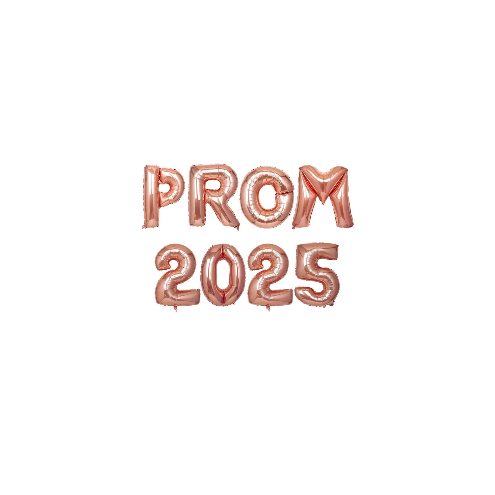 thumbnail image 2 of Mylar Prom 2025 Balloons Hanging Foil Balloons Letter For High School... 2 of 10