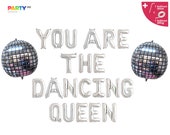 You Are The Dancing Queen Banner | Disco Birthday | 70s Themed Dance Party | Disco Party Disco Fever Decor | 70's Music Party | Glam 70's Il_170x135