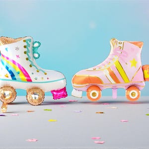 Roller Skate Foil Balloon: 90s Birthday Party Decorations