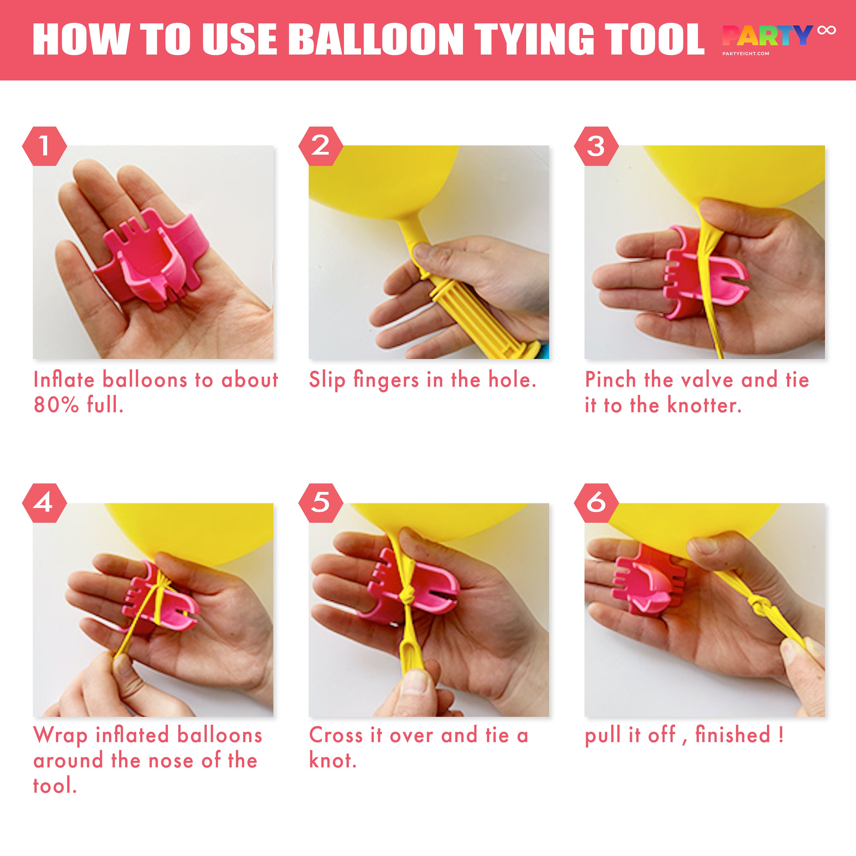 Balloon Tying Knot Tool Balloon Garland/arch Accessory 