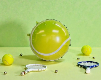 Tennis Balloon 18'': Sports Theme Birthday Party Decor