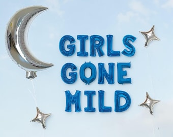 Girls Gone Mild Balloon Banner: Bachelorette Sleepover Party Decor