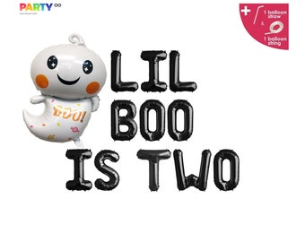Lil Boo Is Two 2nd Birthday | Halloween Themed 2nd Birthday Banner Decorations | Little Boo Birthday | Our Little Boo is Turning Two