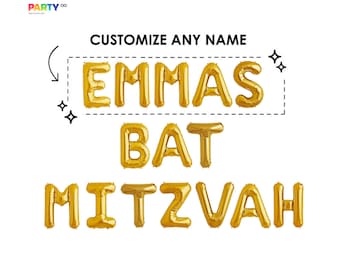 Bat Mitzvah Party Decor Balloon | Girls Bar Bat Mitzvah Party Decor | Bat Mitzvah Birthday Decorations