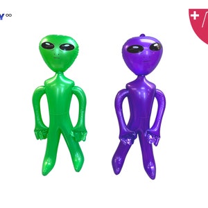 Alien Inflatable Jumbo Balloon |  Alien Theme Party | Outer Space Birthday Party | Two the Moon 2nd Birthday Decors