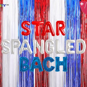July 4th Bachelorette Party Decorations | America Bach Banner | Independence Day Bach Party Decors | Star Spangled Bach