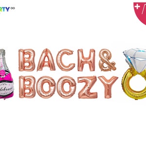 Bach And Boozy Decorations | Bach and Boozy Balloons | Bach and Boozy Bachelorette Party Decor Balloon Banner | Bachelorette Party Decor
