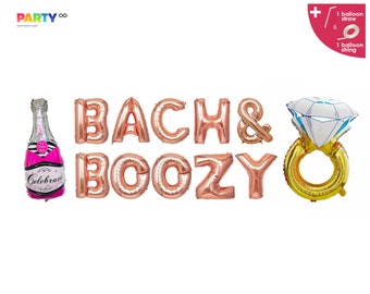 Bach And Boozy Decorations | Bach and Boozy Balloons | Bach and Boozy Bachelorette Party Decor Balloon Banner | Bachelorette Party Decor