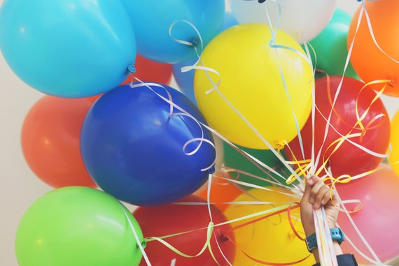 Basic Balloon (Pack of 20) Mix Colors | Engagement Party | Birthday Party Decoration Balloon | Wedding Decoration Il_570xn