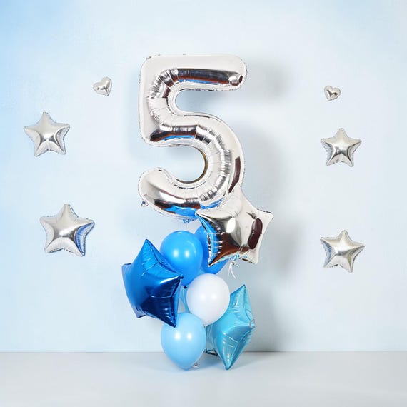banner palloncini compleanno lettere in mylar 16 pollici - Italy