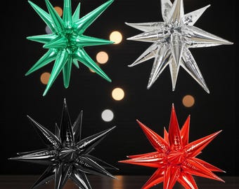 Starburst Foil Balloons: Magic Star Party Decorations (22 Inch)