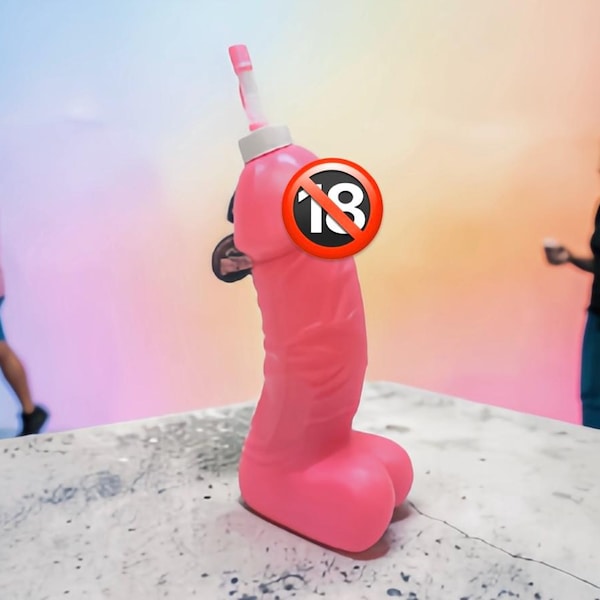 Bachelorette Party Games Kit: Funny Penis Water Bottle Naughty Girls Night Adult Gag Gift