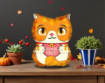Purrfect Cat Foil Balloon: Cat Themed Kitty Birthday Party Decoration