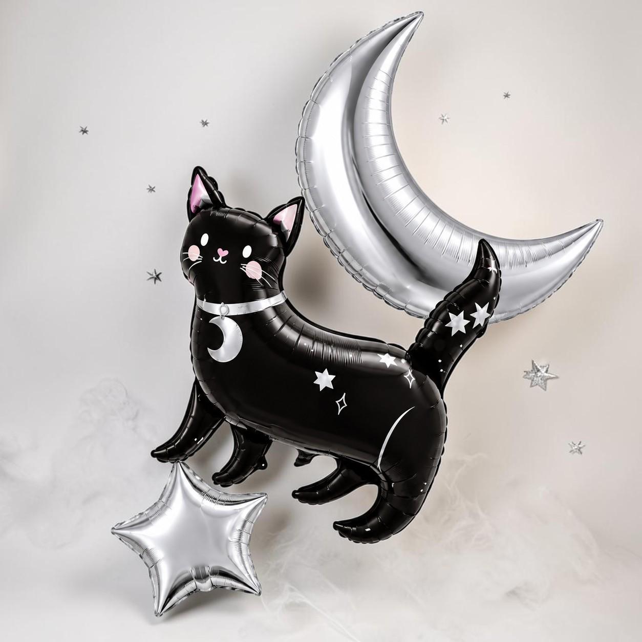Halloween Black Cat BalloonKit: Spooky Season Party Decorations Cat Birthday Theme Kids Halloween Decor