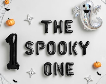 The Spooky One Balloon Kit: Halloween First Birthday Little Boo Fall Birthday Party Decor