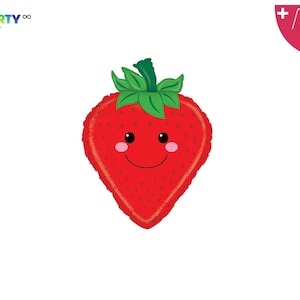 Strawberry Balloon 26&quot; | Summer Fruit Party Decorations | Fruit Balloons | Strawberry Decorations | Tutti Frutti Balloons