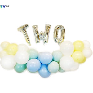 2nd Birthday Balloon Garland | Kids Birthday macaroon Party Decorations | Donut Party Decor | Donut Birthday | Baby Birthday Party Decor