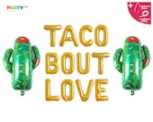 Taco Bout Love Balloon Banner Fiesta Bridal Shower Fiesta Bachelorette Fiesta Engagement Party Decorations