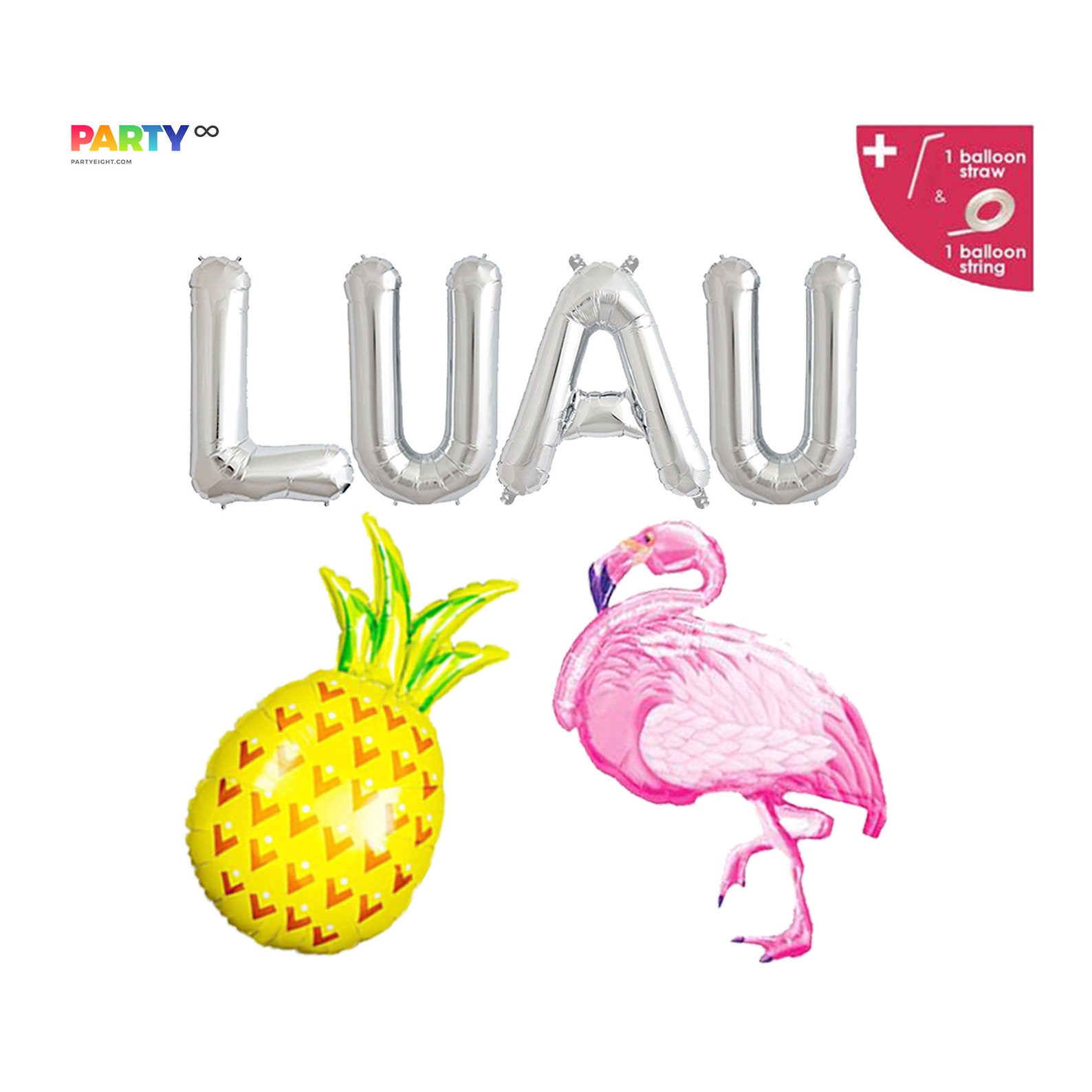 41-Inch Flamingo Balloon – Perfect For Luau, Birthday Parties & Tropical Themes