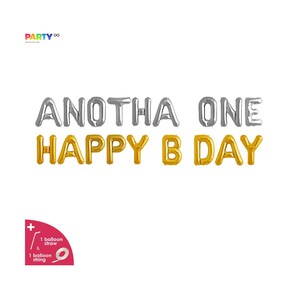 DJ Khaled Birthday Baner | Another One Happy B Day Balloon Banner | Funny Rap Hiphop Birthday Party Decoration