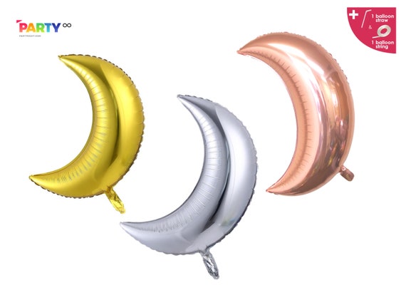 Moon Balloon | Two The Moon 2nd Birthday Party Decorations Il_570xn