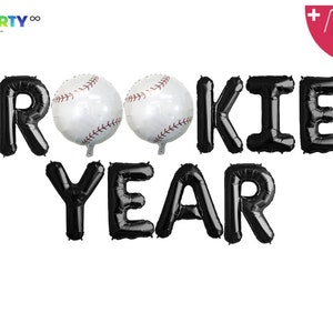 Rookie Year 1st Birthday Baseball Theme Decors | Baseball Balloon First 1st Birthday Softball Balloon Decorations | Sport themed baseball