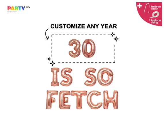 21/30 Custom So Fetch Banner | Custom 21st/30th Mean Girl Theme ...