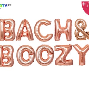 Hen Party Bach Shit Crazy Banner Bridal Shower 16inch Mosoan Engagement Party Decorations Rose Gold Bachelorette Party Decorations Bach Shit Crazy Balloons Rose Gold
