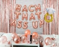 Bach That Ass Up Balloon Banner: Bachelorette Party Decor with Ring