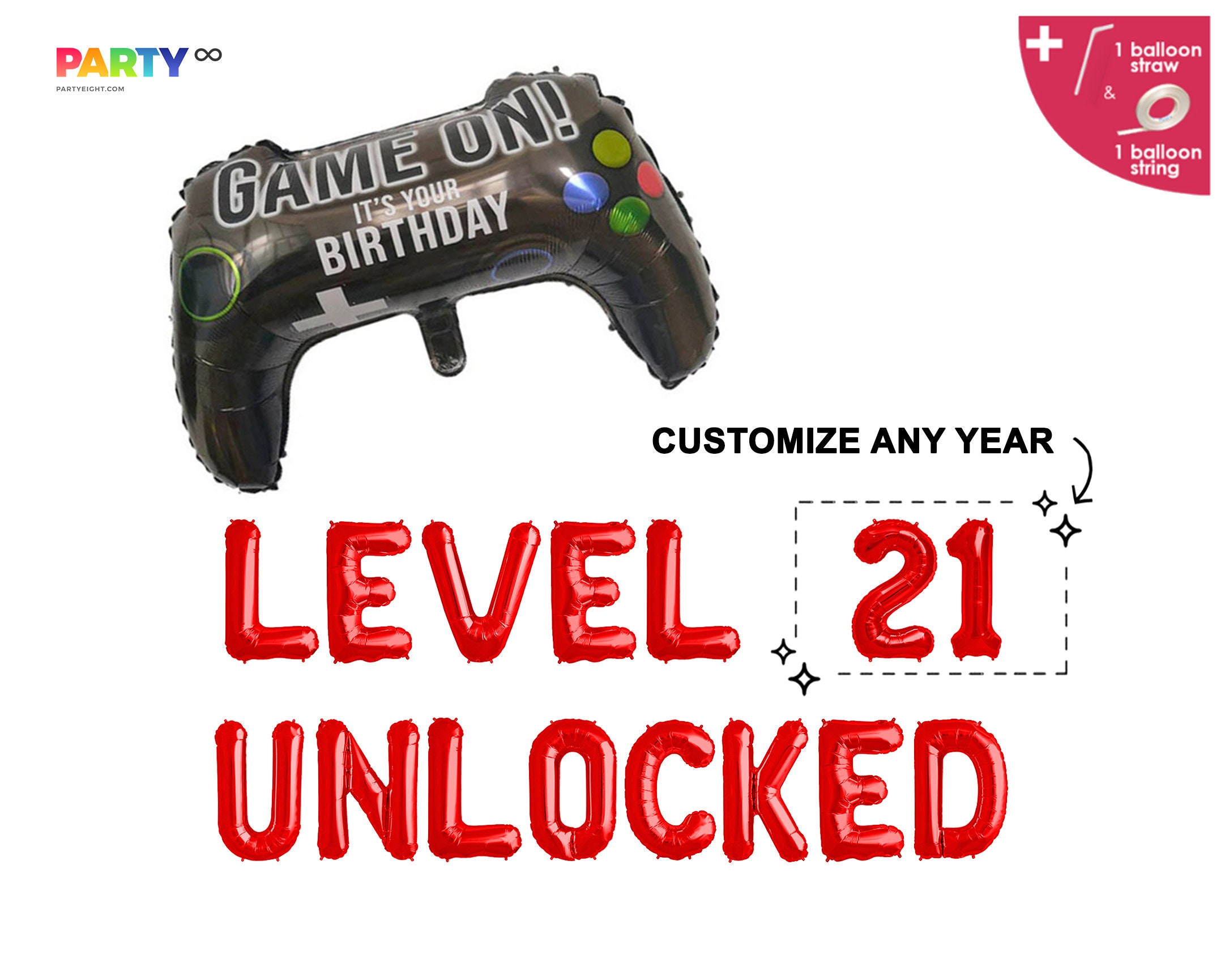 Customize Level 21/25/30/40 Unlocked Birthday Banner Roblox -  Portugal