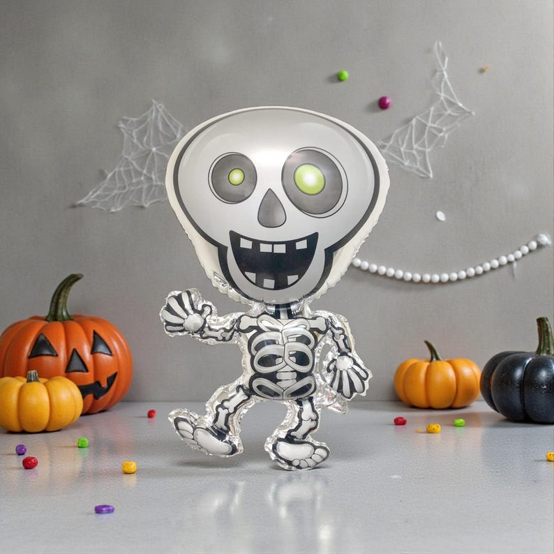 Skeleton Balloon Halloween Party: Spooky Skeleton Decor Day of the Dead image 1
