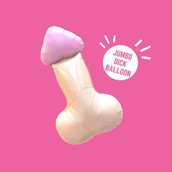 Penis Balloon Jumbo Size Cute Dick Balloon | Bachelorette Party Decors Favors | Big Dick Energy Same Penis Forever | Cute Dick Balloon Il_570xn