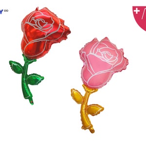 Rose Garden Tea Party Balloon | Watercolor Rose Foil Balloon | Tea Party Birthday Decoration | Floral Bridal Shower Decors | The final rose
