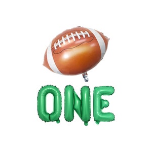 Football Birthday Party | 1st Birthday Party | Football balloon 21 inch foil balloon | Football Party | Sports Football Themed Party