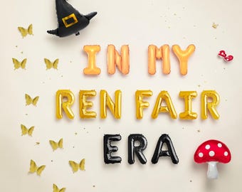 In My Ren Faire Era Balloon Kit: Renaissance Birthday Witchy Cottagecore Party Decorations Set