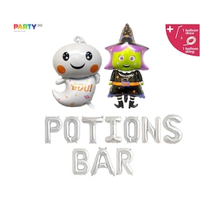 Potions Bar Halloween Balloon Banner | Halloween Party Balloons Decorations |  Halloween Themed Birthday Party Halloween Bachelorette Decor