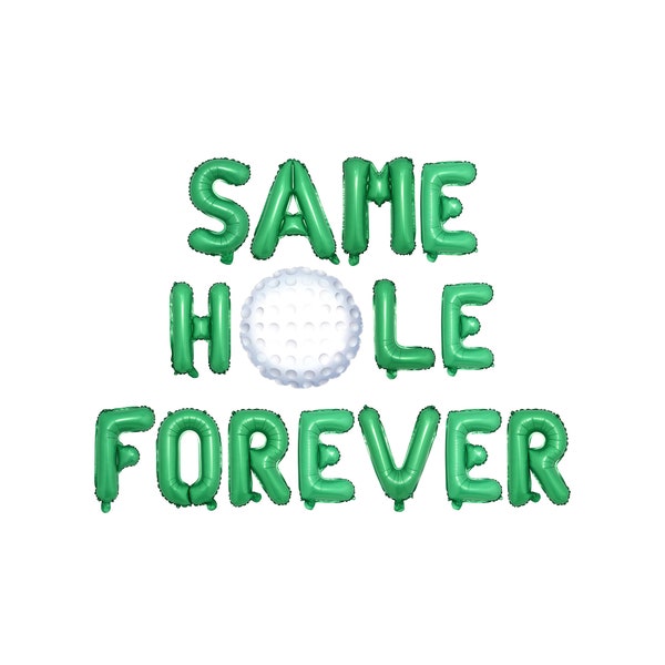 Same Hole Forever Golf theme Bachelor Party Decorations | Funny Bachelor Party Decorations