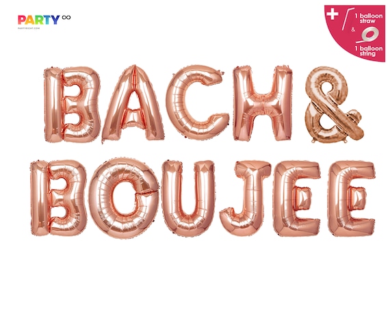 Bach and Boujee Bachelorette Party Decor | Bach Party Decorations | Bride and Boujee Banner | Bachelorette Party Decor Balloon Banner Il_570xn