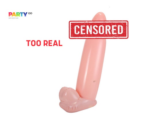 Bachelorette Party Penis Dick Inflatable | Penis Whistle Pool Party Naughty Party Penis Balloon Inflatable Il_570xn