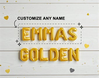 Golden 60s Balloon Banner: Golden Girls Birthday Party Decorations