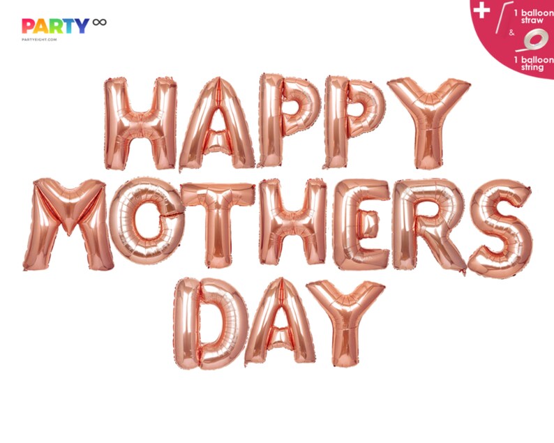 BEST MOM EVER Banner Happy Mothers Day Decorations Mothers Etsy