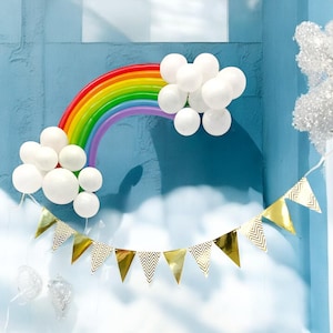 Rainbow Balloon Cloud Garland: DIY Tutorial 2026 Gay Pride Party Banner